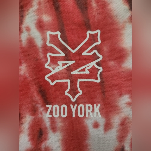 Zoo York tyedye hoodie size large - Picture 3 of 3
